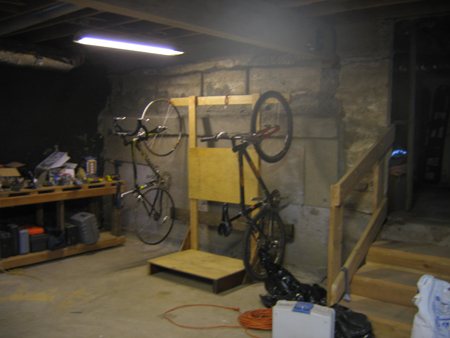 Wilfred's bike stand